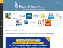 Tablet Screenshot of foodexecutive.com